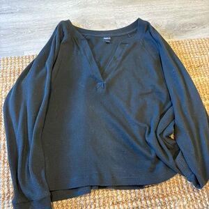 gap waffle knit top